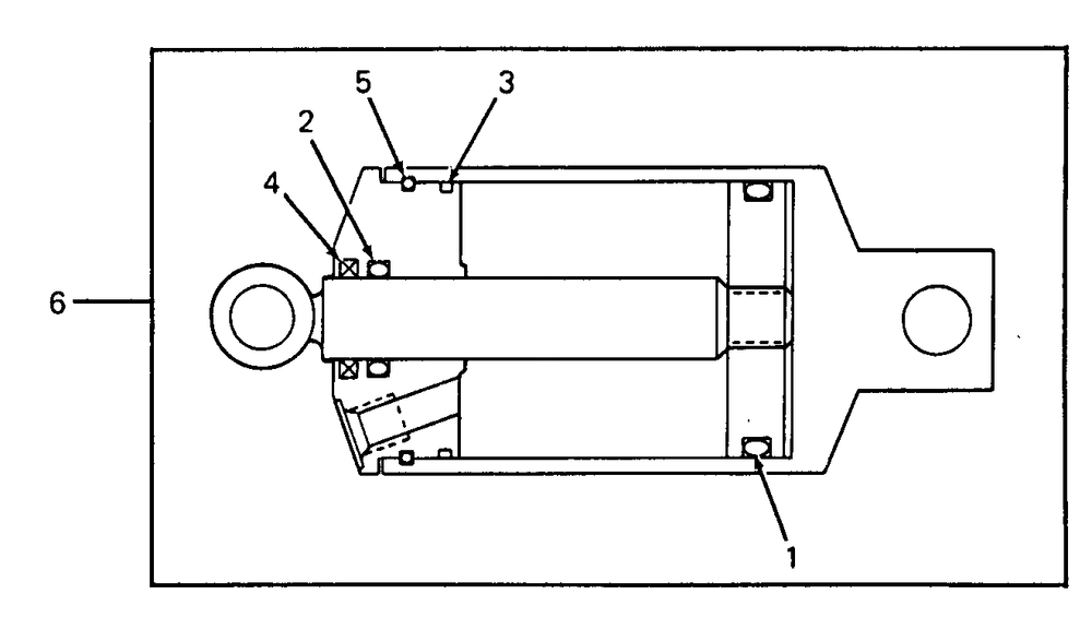 Hydraulic Cylinder Diagram and Parts List for 1872 2072-756300-799999-147730100-148720100-148730100-149720100-149730100 Cub Cadet Lawn Tractor